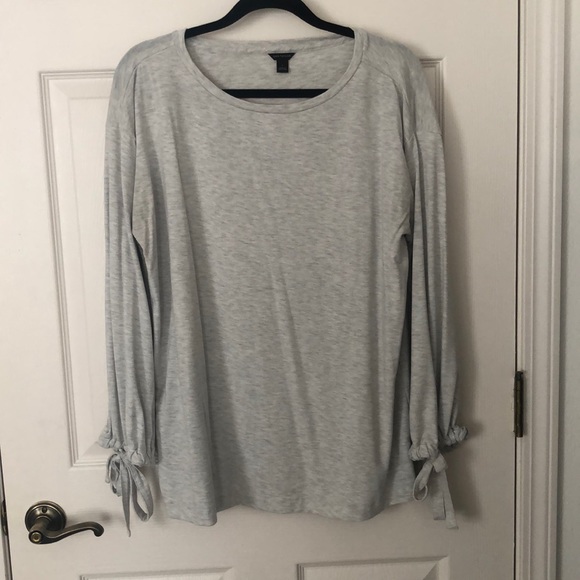 Ann Taylor Tops - Ann Taylor Tie-Sleeve Blouse